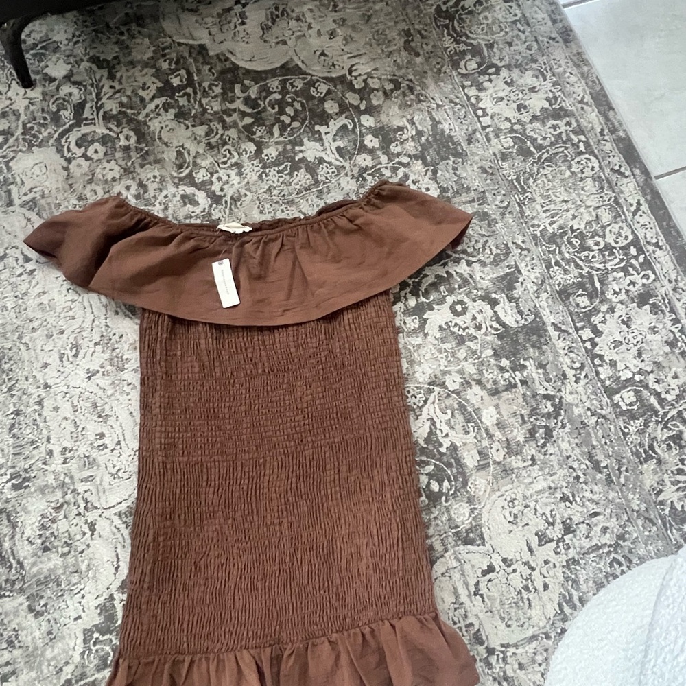 Anthropologie dress Ruffle Hem - Picture 2 of 4